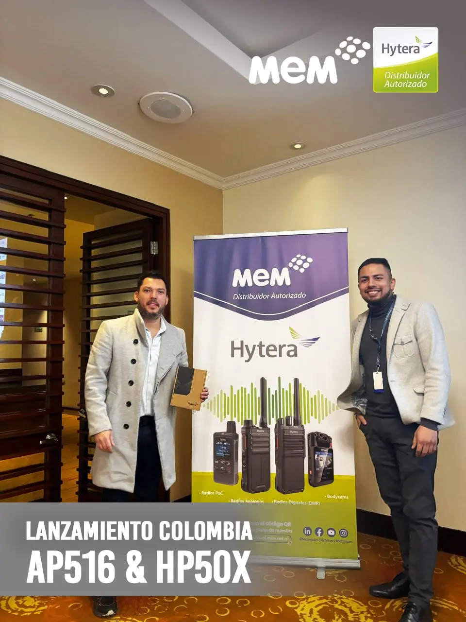 Evento de MEM, distribuidor Hytera en Colombia