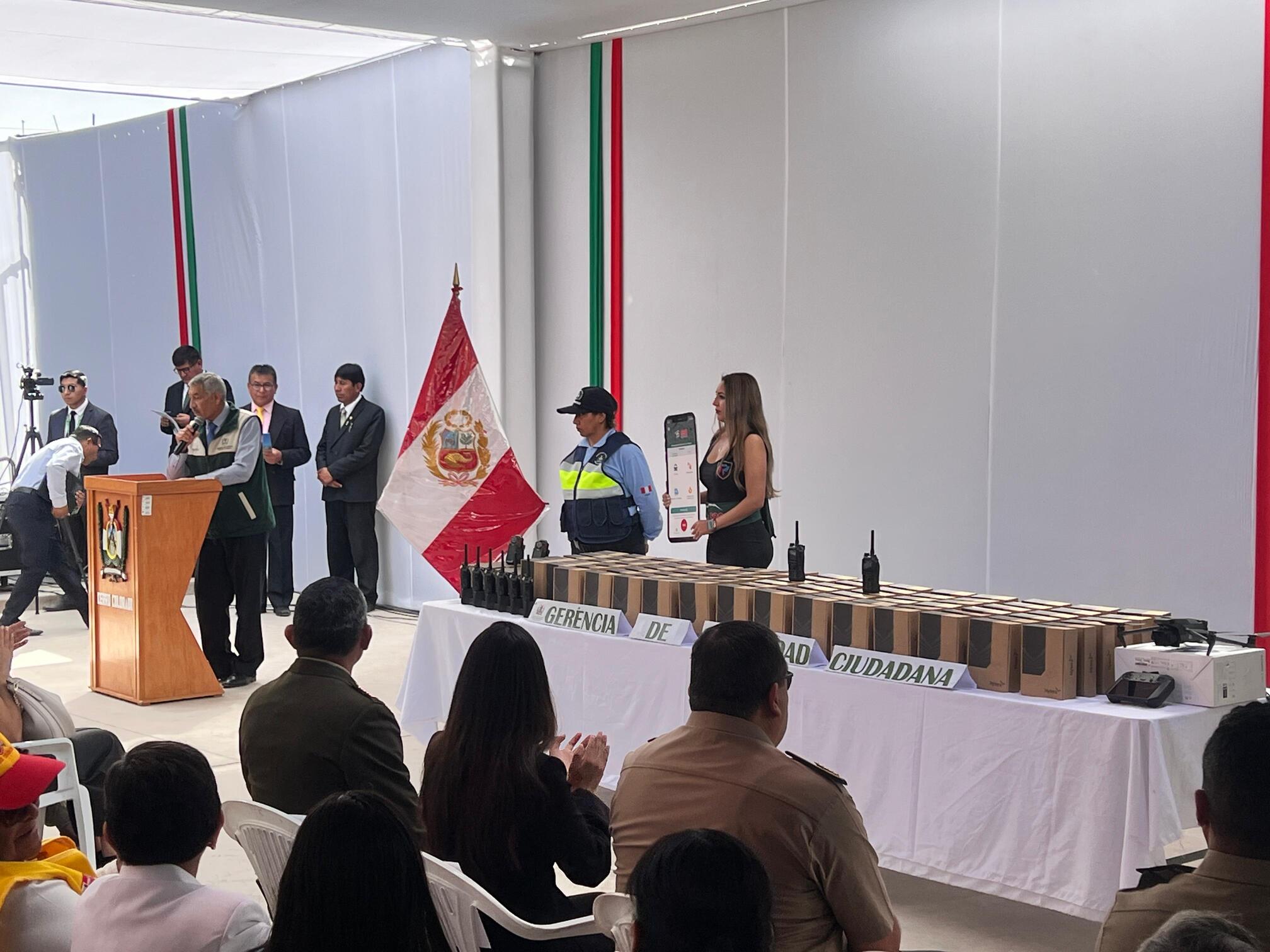 Inauguración TETRA Hytera en Arequipa