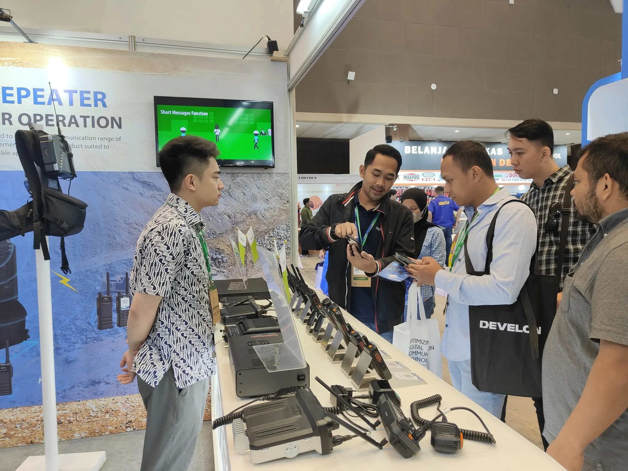 Hytera Showcases Cutting-edge Mining Communications Solutions  at Mining Indonesia Expo 2023