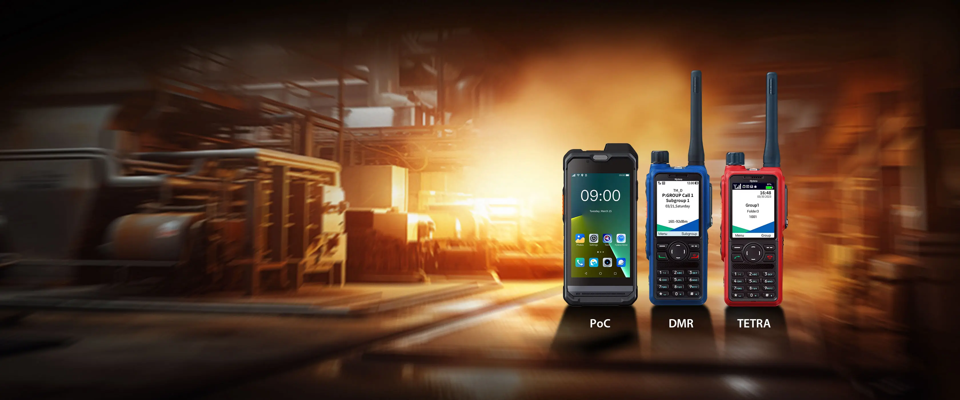 Hytera Intrinsically Safe Radio & Smartphone