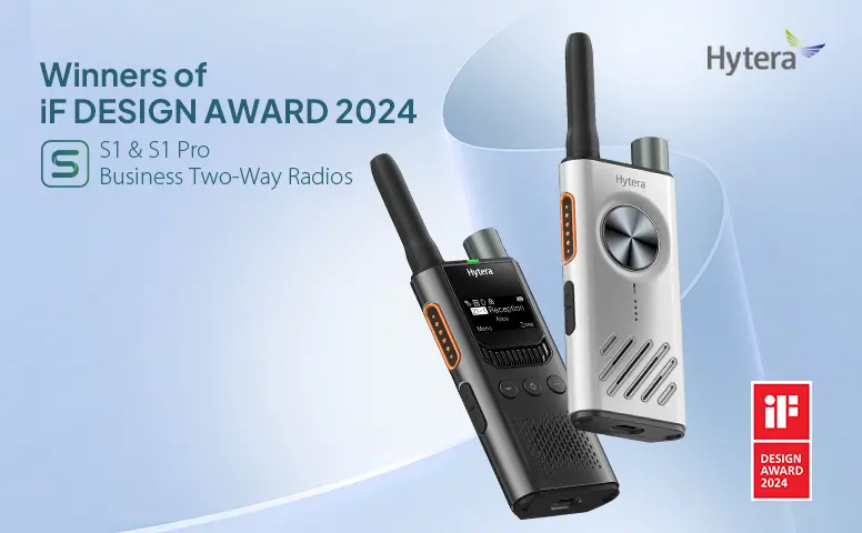 Hytera Newly Released S Series Two-way Radios Win iF Design Awards