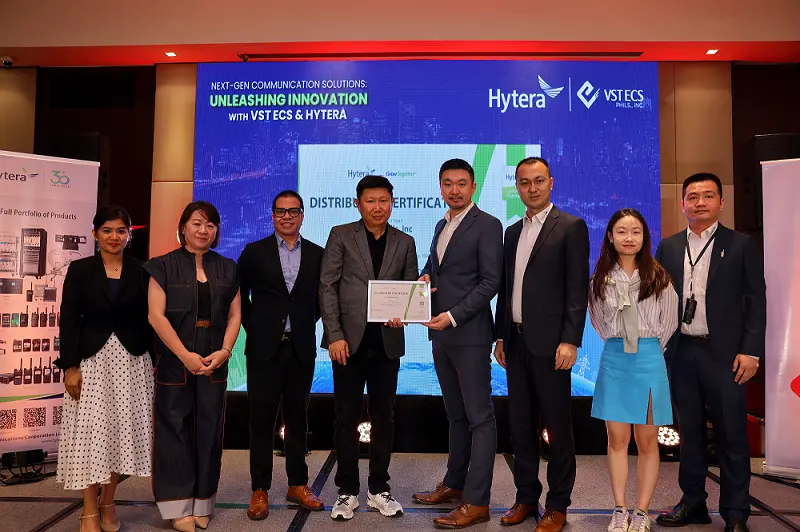 Hytera Announces Strategic Partnership with VST ECS for Emerging Technologies Distribution in the Philippines