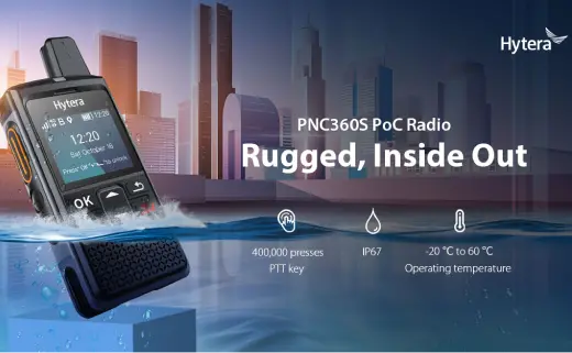 Hytera Rolled Out New PoC Radio PNC360S for Simplified Business Communications at CCW2021