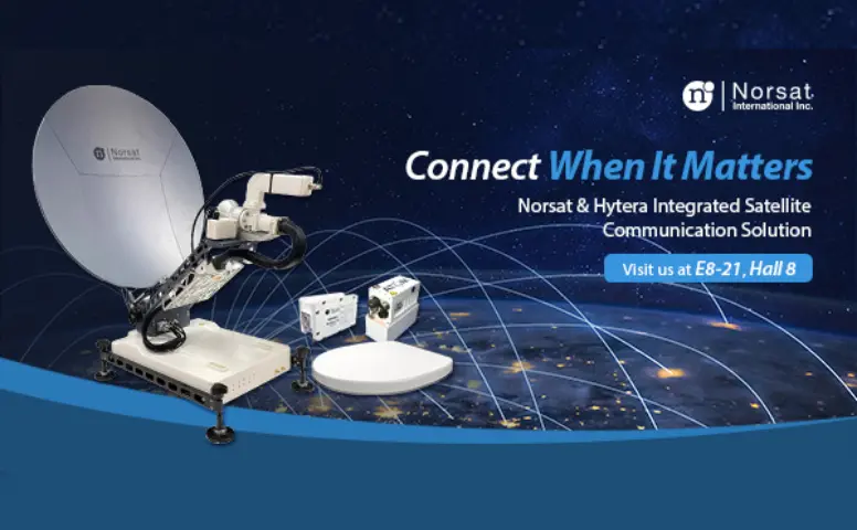 Norsat Co-Presents Latest Satellite Communication Solutions with Hytera at CABSAT