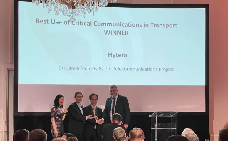 Hytera Honored the International Critical Communications Awards at The CCW 2022