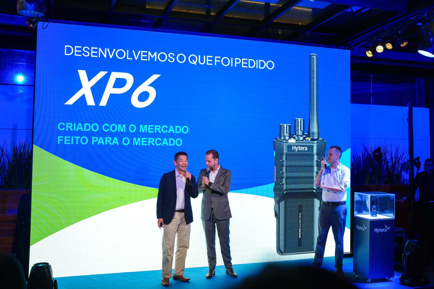 Hytera lança XP6 no Brasil: novo rádio profissional